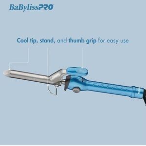 (NWT) 🩵 #BaBylissPRO Nano Titanium Spring Curling Iron 3/4”